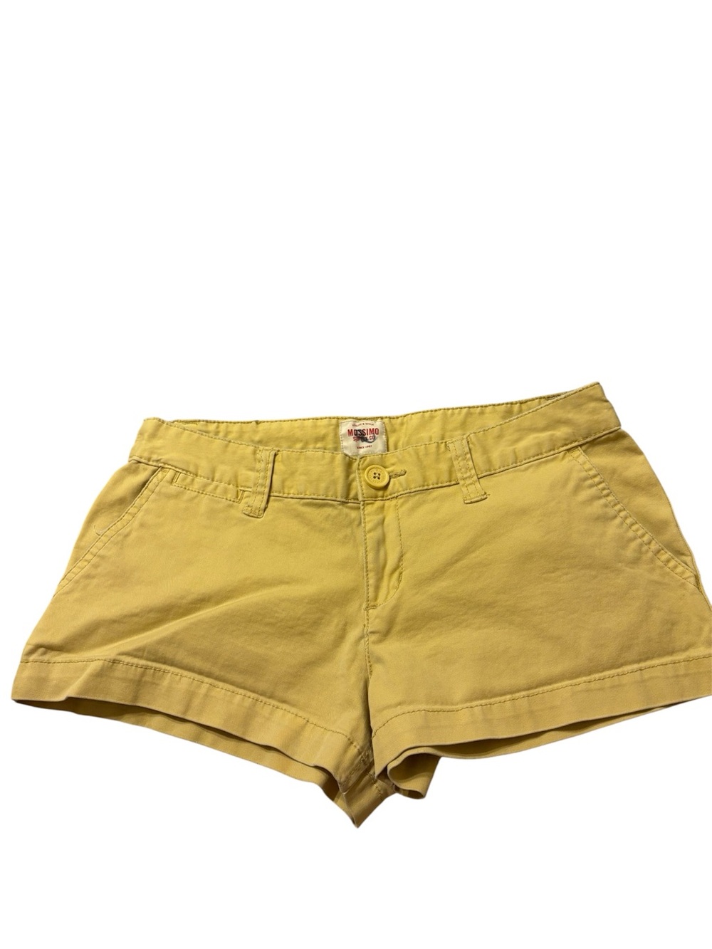 Mossimo Supply Co. Yellow Cotton Shorts